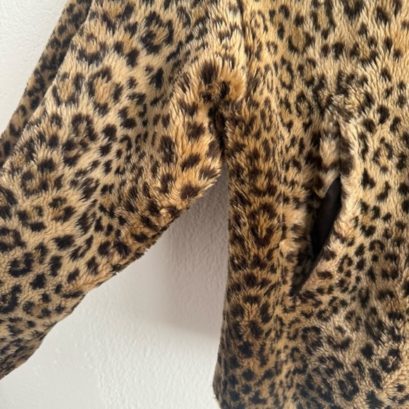 Vintage J. Percy Marvin Richards Leopard Faux Fur Jacket Women’s XS Glam Retro - Picture 4 of 10